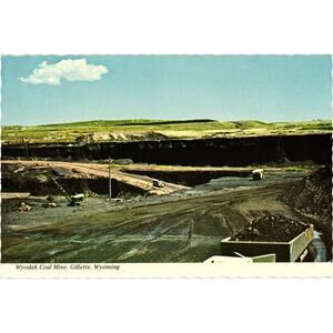 Wonderful Wyoming‎ Wyodak Coal Mine Gillette Cambell County Postcard Unposted